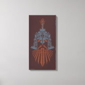 Dwarven Weapons Helmet Icon Canvas Afdruk (Voorkant)