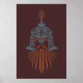 Dwarven Weapons Helmet Icon Poster (Voorkant)