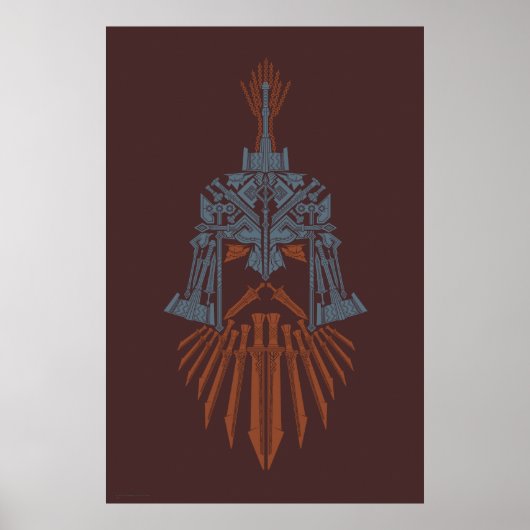 Dwarven Weapons Helmet Icon Poster (Voorkant)