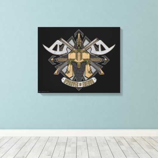 Dwarves of Erebor Canvas Afdruk (Insitu (Houten vloer))