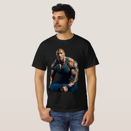 Dwayne Johnson The Rock T-shirt (Voorkant volledig)