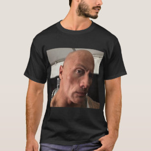 Dwayne The Rock Johnson wenkbraw verhoogt meme Cla T-shirt