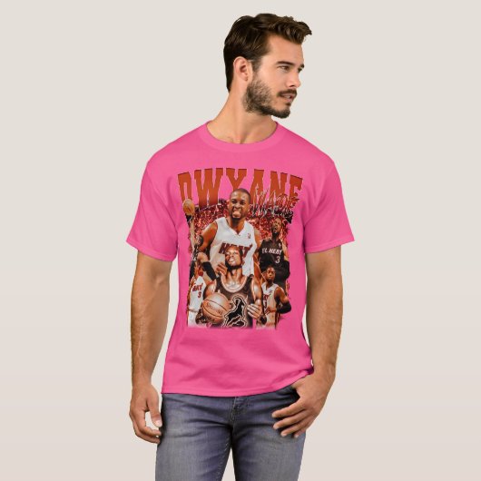 Dwayne Wade Bootleg T-shirt (Voorkant volledig)