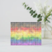 Dwaze Boho Schotse Regenboog Pride Vlag Briefkaart (Staand voorkant)