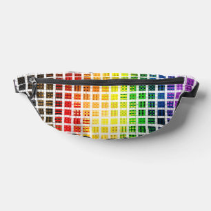 Dwaze Boho Schotse Regenboog Regenboog Pride Vlag Heuptasje