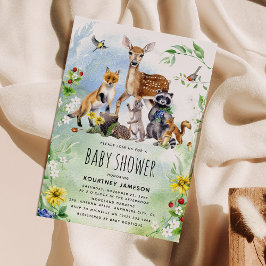 Dwaze Boswonderen Baby Shower Kaart