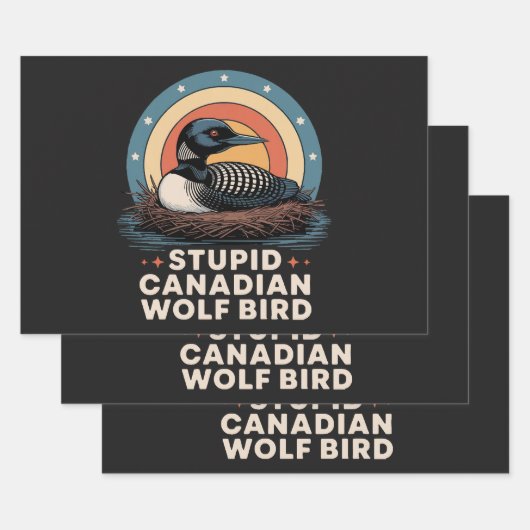dwaze Canadese vrouwen Inpakpapier Vel (Set)