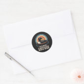 dwaze Canadese vrouwen Ronde Sticker (Envelop)