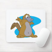 dwaze cartoon vogelbekdier muismat (Met muis)