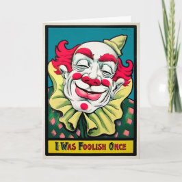  Dwaze Clown Verjaardag Kaart