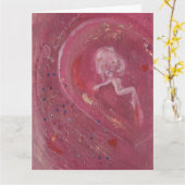 Dwaze Fee Kaart (Gele Bloem)