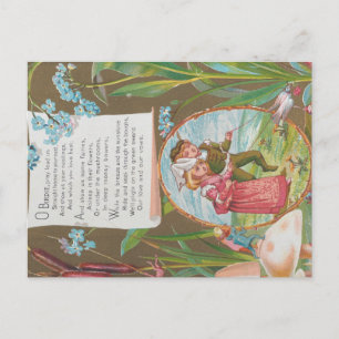 Dwaze Funky Retro Valentijnkaart, Kate Greenway Briefkaart
