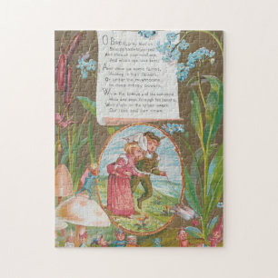 Dwaze Funky Retro Valentijnkaart, Kate Greenway Legpuzzel