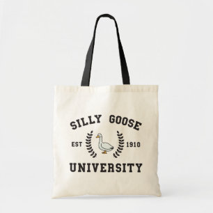 Dwaze Gekke Goose University Meme Tote Bag