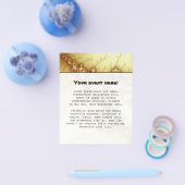 Dwaze Goud - Fractale Kunst Flyer (Enkel)