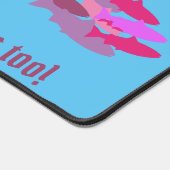 "Dwaze jongens..." Roze Camo Forel Bureaumat (Hoek)
