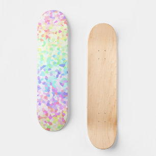 Dwaze Kleurrijke Groovy Regenboog Strooi Mozaïek Persoonlijk Skateboard