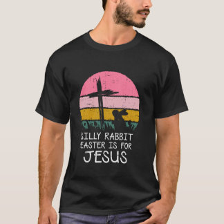 Dwaze Konijn Pasen Is Voor Jezus Christenen Peuter T-shirt