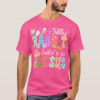 Dwaze Konijn Pasen Is Voor Jezus Schattig Konijn C T-shirt