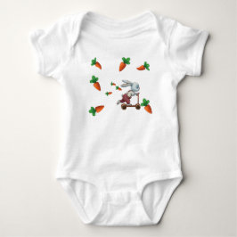 Dwaze Konijn Rit Romper