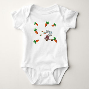 Dwaze Konijn Rit Romper