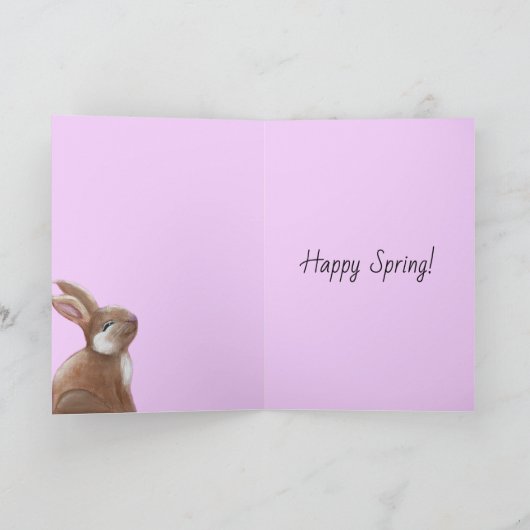 Dwaze Kunst Konijn 3 Kaart (Binnen)