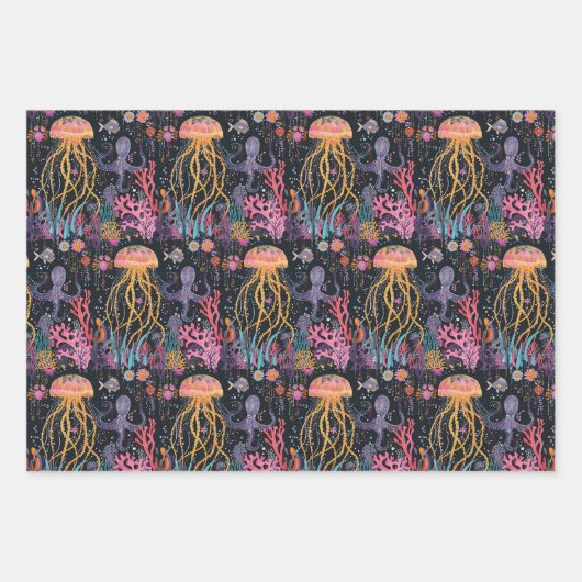 Dwaze kwal inpakpapier vel (Voorkant)