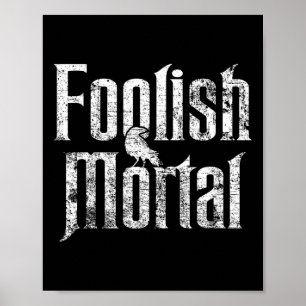 Dwaze Mortal Raven White Print
