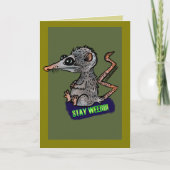 dwaze opossum kaart (Voorkant)