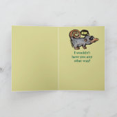 dwaze opossum kaart (Binnen)