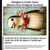 Dwaze Pinguïn, Bloemenguirlande Hart CH7 Découpage Tissuepapier