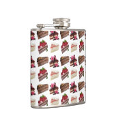 Dwaze Taartliefhebbers Desserts Patroon Dwars Heupfles (Rechts)