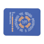 Dwazen het hele jaar door magneet (Horizontaal)