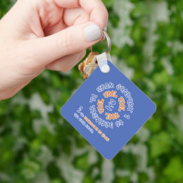 Dwazen het hele jaar door sleutelhanger