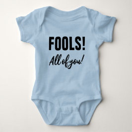 Dwazen! Jullie allemaal! Funny Halloween Romper