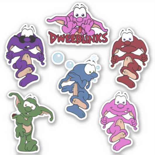 Dweeblinks stickers (Voorkant)