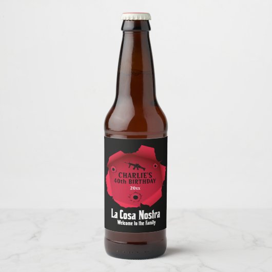 dweepstuk bier etiket (Voorkant)