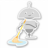 Dweilen Mia Sticker (Voorkant)