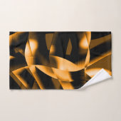 Dweilen van verbrande linten, oranje kleur bad handdoek (Handdoek)