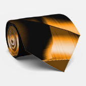 Dweilen van verbrande linten, oranje kleur stropdas (Opgerold)