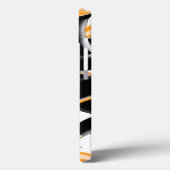 Dweimedaille van verbrande tapes, oranje witte kra Case-Mate iPhone case (Achterkant / Links)