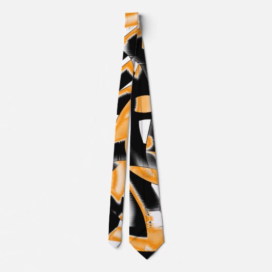 Dweimedaille van verbrande tapes, oranje witte kra stropdas (Achterkant)