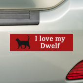 Dwelf Love Bumpersticker (Op auto)