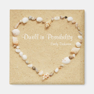 Dwell in Mogelijkheid Seashells Magnet