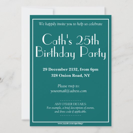 Dwell in potentie kaart (Achterkant)