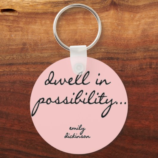 Dwell in potentie sleutelhanger (Voorkant)