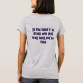 Dwell over het verleden - iemand moet t-shirt (Achterkant)