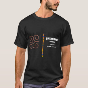Dwennimmen Adinkra Afrikaanse Ghana Symbolen Illus T-shirt