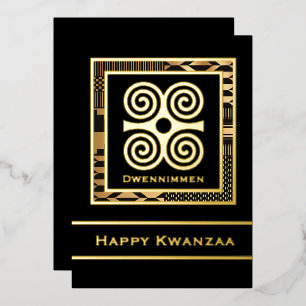 Dwennimmen Happy Kwanzaa Kaart