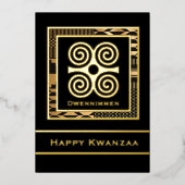 Dwennimmen Happy Kwanzaa Kaart (Voorkant)
